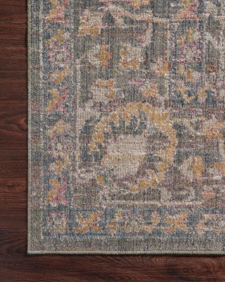 Chris Loves Julia x Loloi Rug in Stone, Multi - 2'7" x 4'
