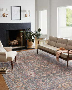 Chris Loves Julia x Loloi Rug in Stone, Multi - 10'0" x 14'0"