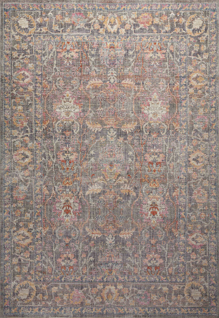 Chris Loves Julia x Loloi Rug in Stone, Multi - 2'7" x 4'