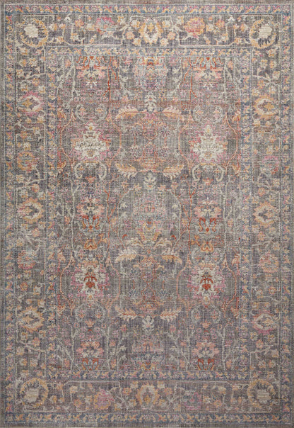 Chris Loves Julia x Loloi Rug in Stone, Multi - 2'7" x 12'0"
