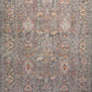 Chris Loves Julia x Loloi Rug in Stone, Multi - 7'9" x 7'9" Round