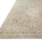 Chris Loves Julia x Loloi Rug in Ivory, Natural - 2'7" x 12'0"