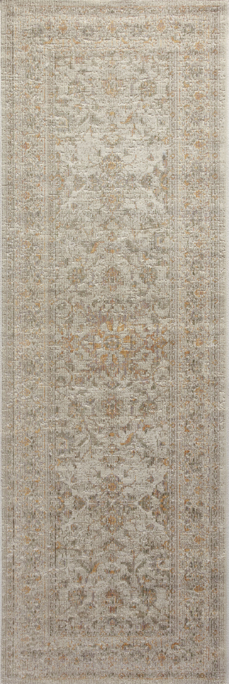 Chris Loves Julia x Loloi Rug in Ivory, Natural - 6'3" x 9'