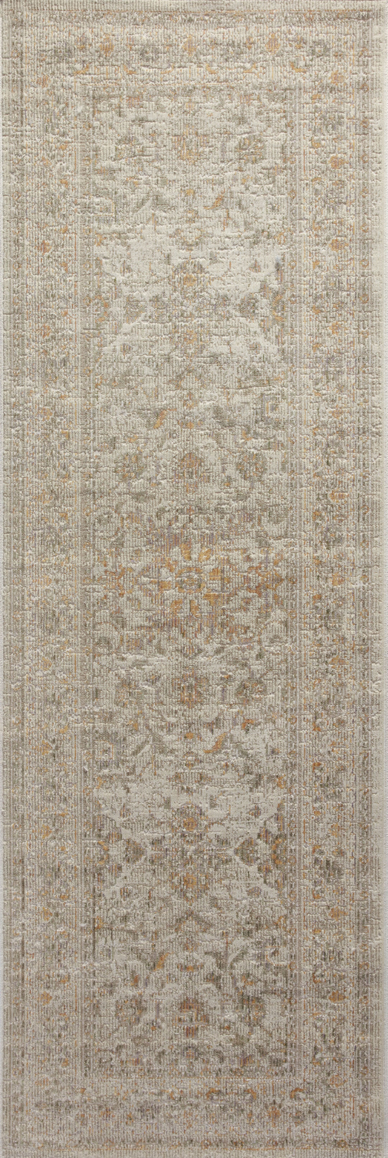 Chris Loves Julia x Loloi Rug in Ivory, Natural - 2'7" x 10'0"