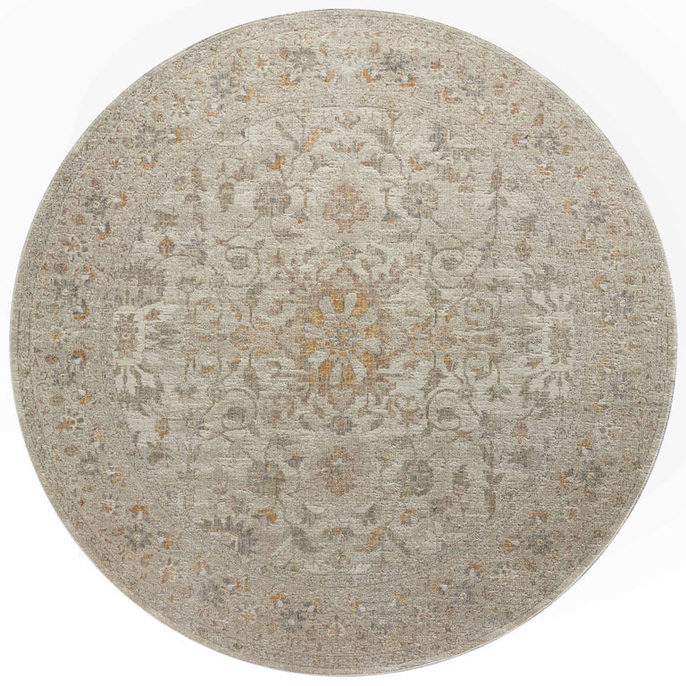 Chris Loves Julia x Loloi Rug in Ivory, Natural - 6'3" x 9'