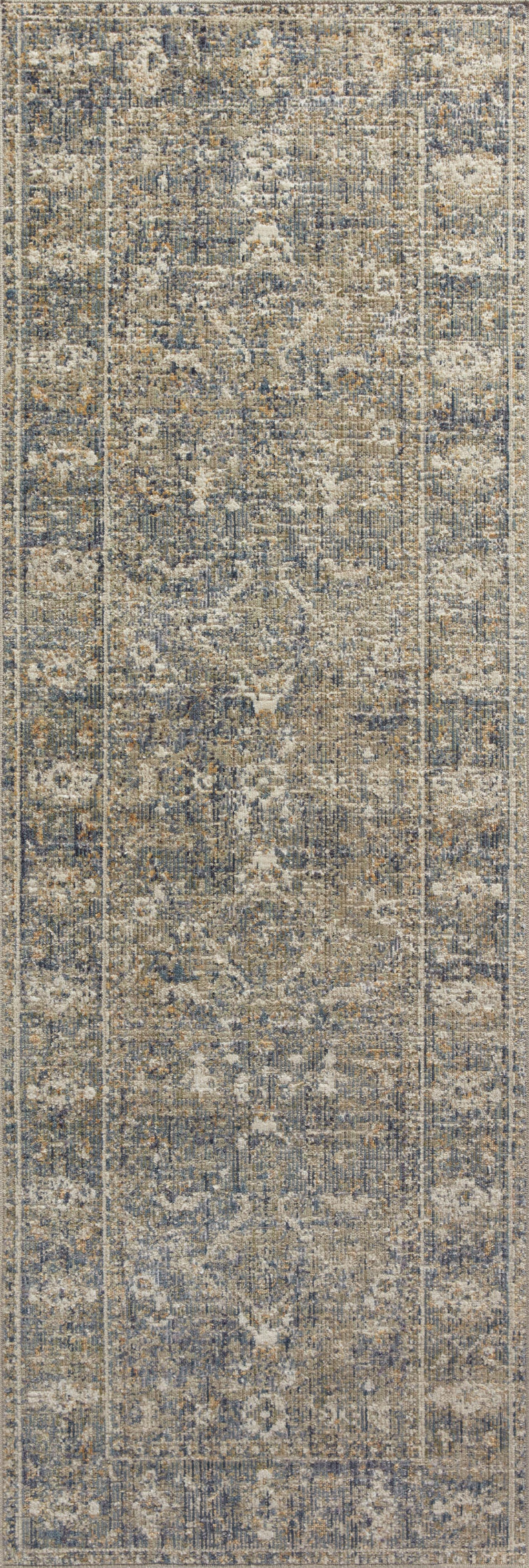 Chris Loves Julia x Loloi Rug in Sand, Lagoon - 9'0" x 12'0"