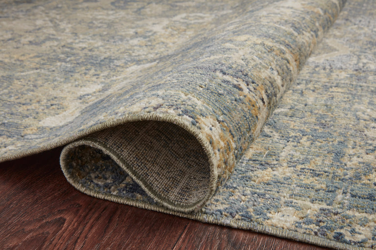 Chris Loves Julia x Loloi Rug in Sand, Lagoon - 9'0" x 12'0"