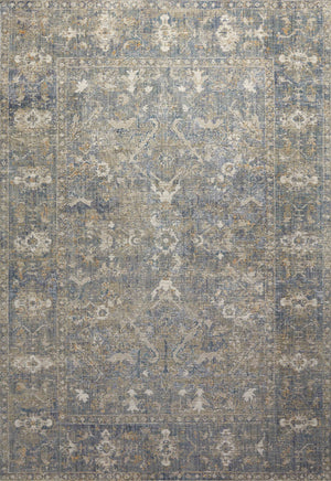 Chris Loves Julia x Loloi Rug in Sand, Lagoon - 10'0" x 14'0"
