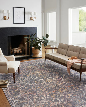 Chris Loves Julia x Loloi Rug in Graphite, Multi - 10'0" x 14'0"