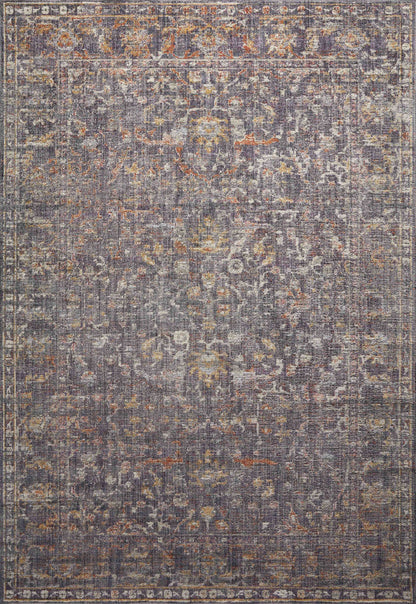 Chris Loves Julia x Loloi Rug in Graphite, Multi - 3'7" x 5'7"