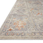 Chris Loves Julia x Loloi Rug in Oatmeal, Lavender - 6'3" x 9'