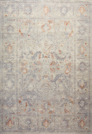 Chris Loves Julia x Loloi Rug in Oatmeal, Lavender - 10'0" x 14'0"
