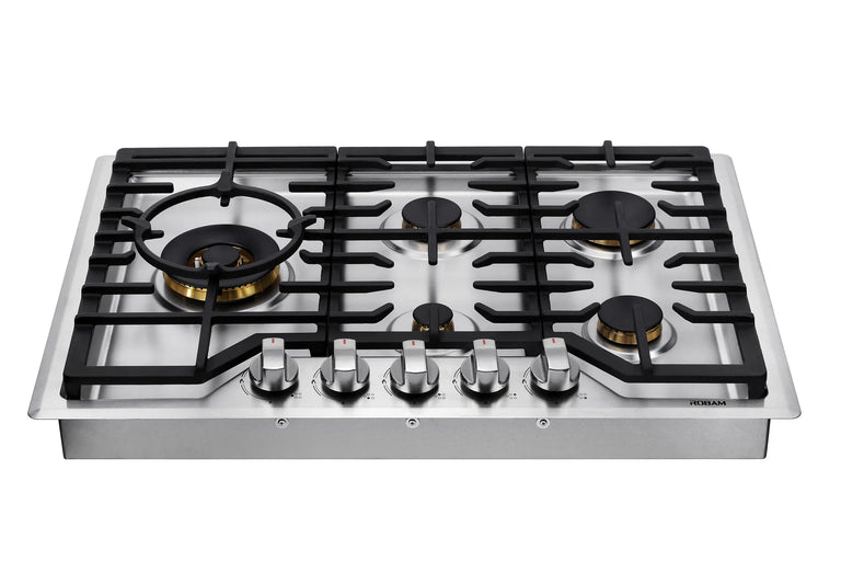 Robam 30 Inch 5 Burners Gas Cooktop in Stainless Steel, ROBAM-G513