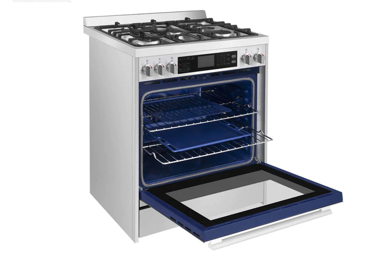 Robam 30 Inch Freestanding Gas Range with 5 Sealed Burners, 5.0 cu. ft. Oven in Stainless Steel, ROBAM-G517K