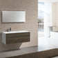 KubeBath Fitto 48 in. Havana Oak Wall Mount Modern Bathroom Vanity - Single Sink, S1200SCO