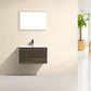 KubeBath Fitto 32 in. Havana Oak Wall Mount Modern Bathroom Vanity, S800CO