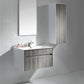 KubeBath Fitto 32 in. Wall Mount Modern Bathroom Vanity - Ash Gray, S800HGASH