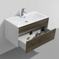 KubeBath Fitto 36 in. Havana Oak Wall Mount Modern Bathroom Vanity, S900CO