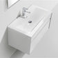 KubeBath Fitto 36 in. High Gloss White Wall Mount Modern Bathroom Vanity, S900GW