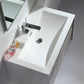 KubeBath Fitto 36 in. Ash Gray Wall Mount Modern Bathroom Vanity, S900HGASH
