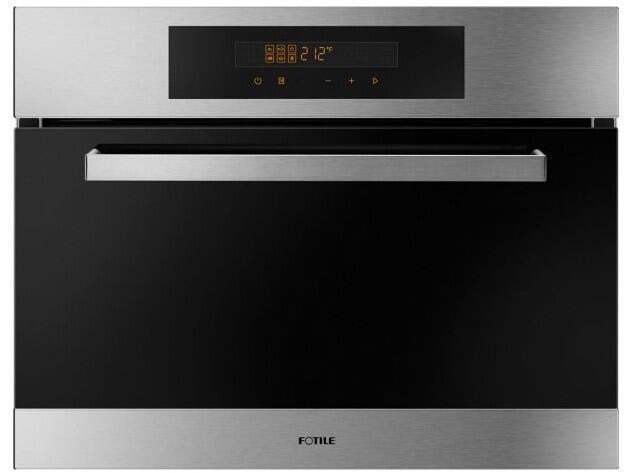 Fotile 24 in. Built-in Steam Oven in Tempered Glass and Stainless Steel, SCD42-F1
