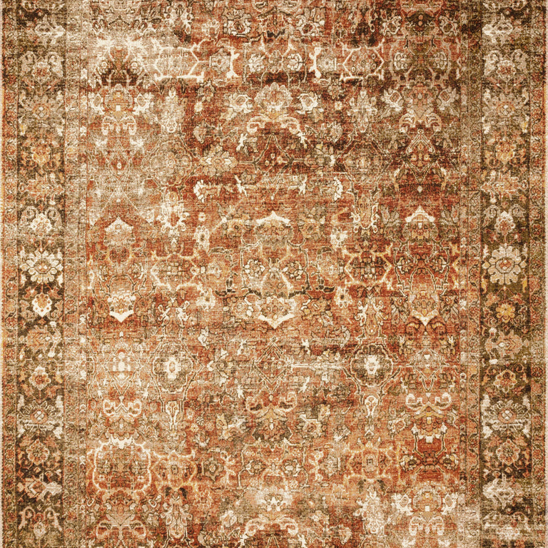 Loloi Rugs Sebastian Collection Rug in Rust, Tobacco - 10'6" x 13'9"