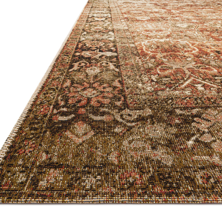 Loloi Rugs Sebastian Collection Rug in Rust, Tobacco - 10'6" x 13'9"