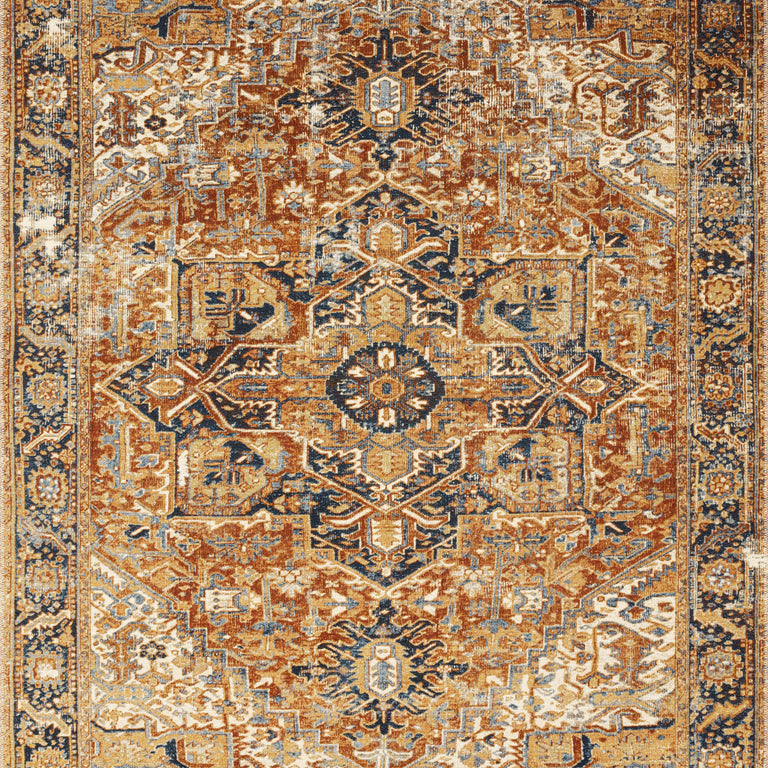 Loloi Rugs Sebastian Collection Rug in Red, Navy - 10'6" x 13'9"