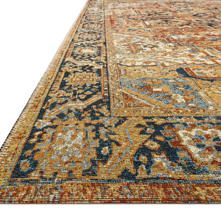 Loloi Rugs Sebastian Collection Rug in Red, Navy - 10'6" x 13'9"