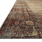 Loloi Rugs Sebastian Collection Rug in Natural, Brick - 10'6" x 13'9"