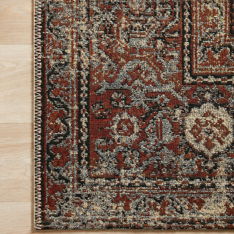 Loloi Rugs Sebastian Collection Rug in Natural, Brick - 10'6" x 13'9"