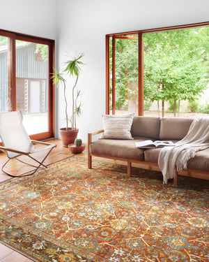 Loloi Rugs Sebastian Collection Rug in Red, Multi - 10'6" x 13'9"