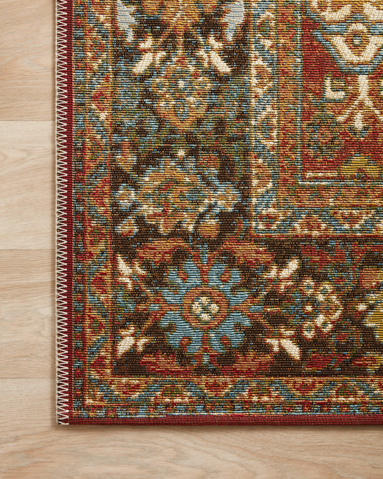 Loloi Rugs Sebastian Collection Rug in Red, Multi - 10'6" x 13'9"