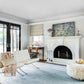 Loloi Rugs Serena Collection Rug in Lt. Blue - 7'9" x 9'9"