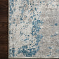 Loloi Rugs Sienne Collection Rug in Dove, Ocean - 7'10" x 10'10"
