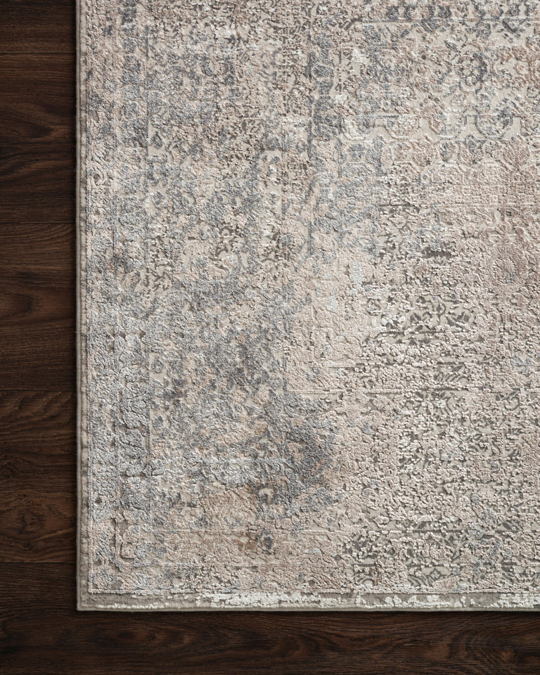Loloi Rugs Sienne Collection Rug in Ivory, Pebble - 12'2" x 15'