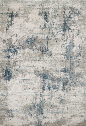 Loloi Rugs Sienne Collection Rug in Ivory, Ocean - 12'2" x 15'
