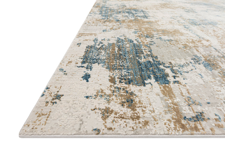 Loloi Rugs Sienne Collection Rug in Ivory, Gold - 5'3" x 7'8"