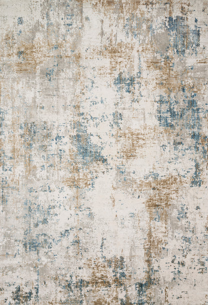 Loloi Rugs Sienne Collection Rug in Ivory, Gold - 7'10" x 10'10"