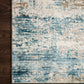 Loloi Rugs Sienne Collection Rug in Ivory, Azure - 6'7" x 9'2"