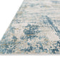 Loloi Rugs Sienne Collection Rug in Grey, Blue - 2'7" x 12'0"