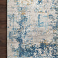 Loloi Rugs Sienne Collection Rug in Grey, Blue - 2'7" x 12'0"