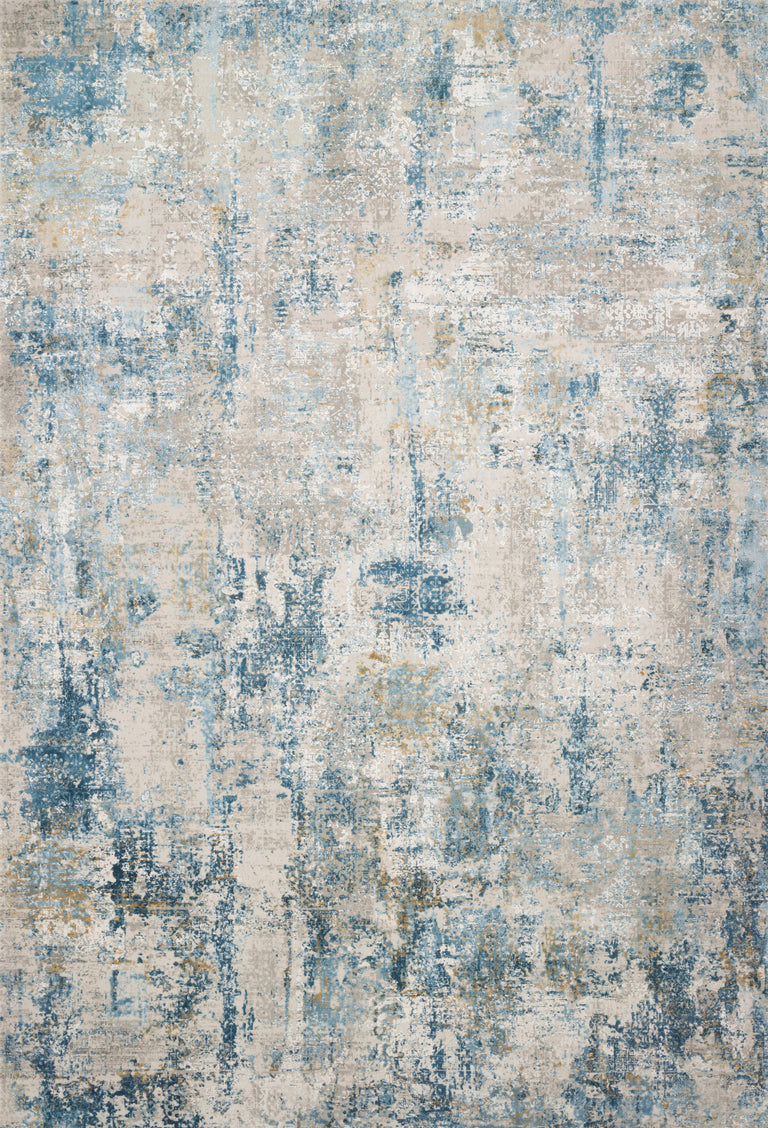 Loloi Rugs Sienne Collection Rug in Grey, Blue - 12'2" x 15'