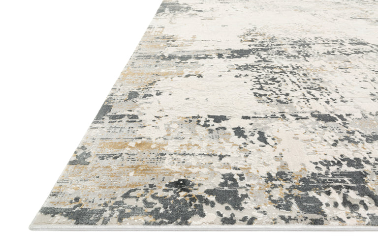 Loloi Rugs Sienne Collection Rug in Ivory, Granite - 12'2" x 15'
