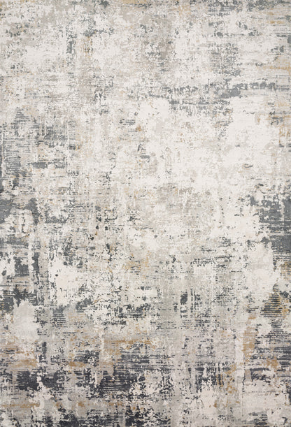 Loloi Rugs Sienne Collection Rug in Ivory, Granite - 7'10" x 10'10"