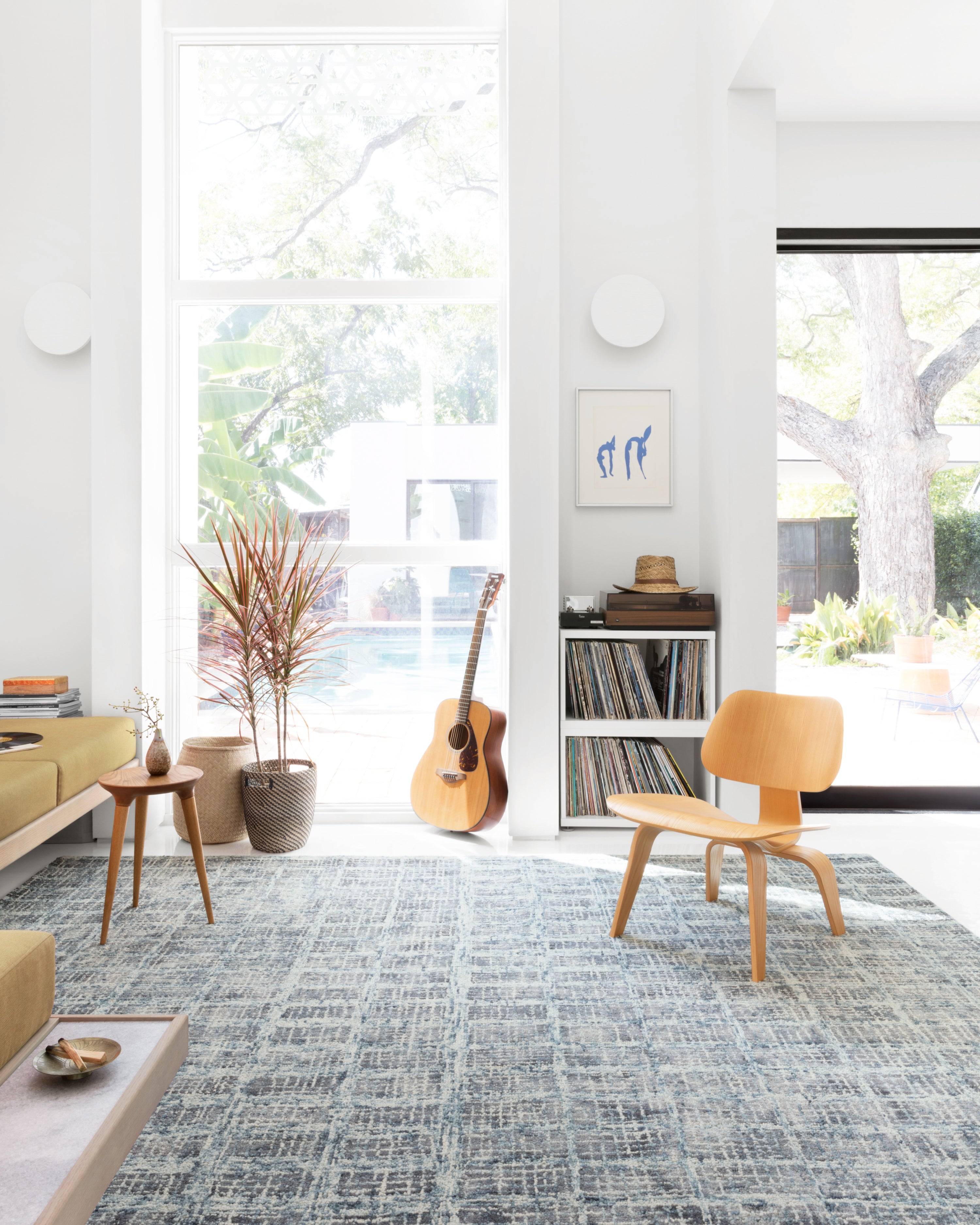 Loloi Rugs Simone Collection Rug in Blue 9'3" x 13' Premium Home Source