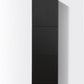 KubeBath Bliss 18" Wide by 59" High Linen Side Cabinet With Three Doors in Black Wood Finish, SLBS59-BK