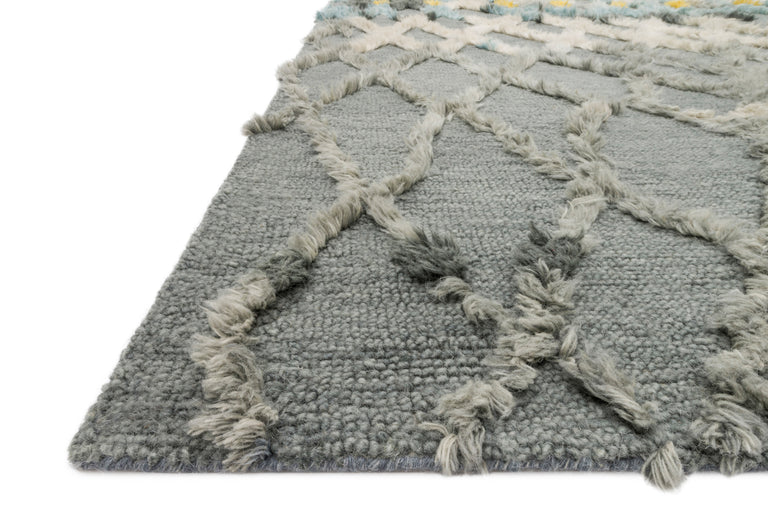 Loloi Rugs Symbology Collection Rug in Grey, Multi - 9'3" x 13'