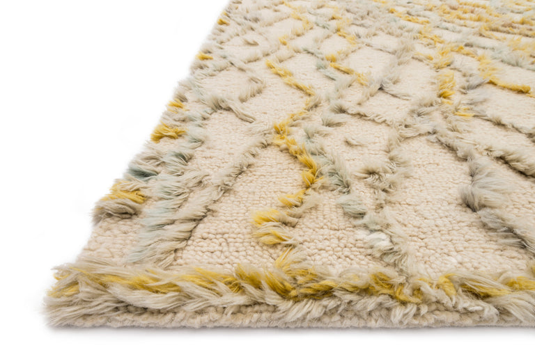 Loloi Rugs Symbology Collection Rug in Ivory, Multi - 9'3" x 13'