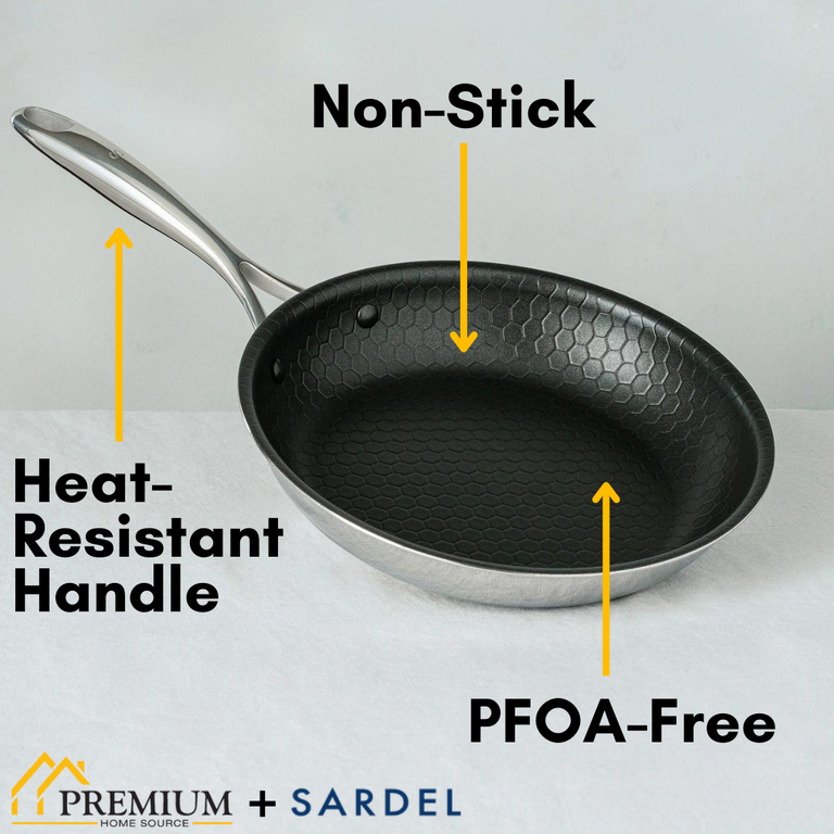 Sardel Non-Stick Kitchen Skillet Set, 1103
